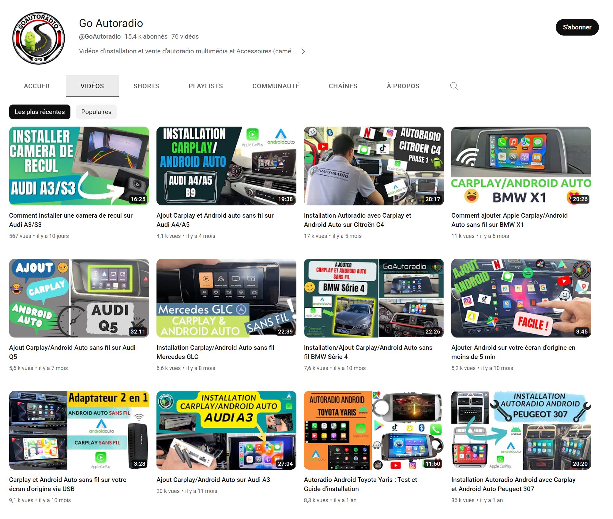 Goautoradio Business pro notre page Youtube.